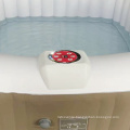 Factory OEM ODM Outdoor Integrated design Round inflatable spa pool whirlpool massage spa hot tub